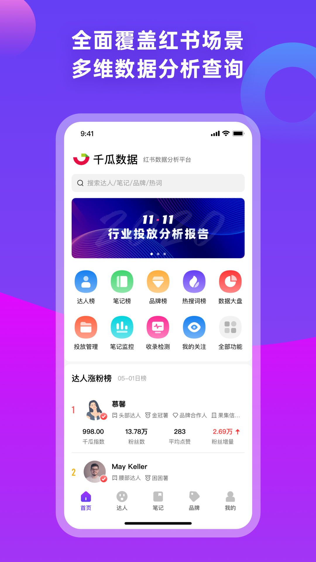 千瓜数据app